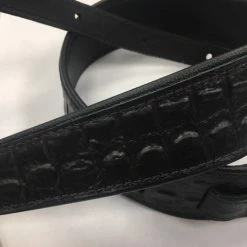 Empire Guitars Accessories LM Products PM-2 Premier Leather Guitar Strap With Crocodile Embossing *Free Shipping In The USA*