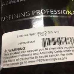 Empire Guitars Pro Co Lifelines 10AWG Q/Q 2ft LSC-3 Cable *Free Shipping In The USA*