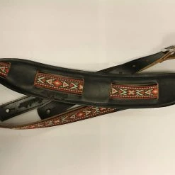 Empire Guitars Souldier Seneca Leather Saddle Strap With Black Leather Pad *Free Shipping In The USA* Accessories