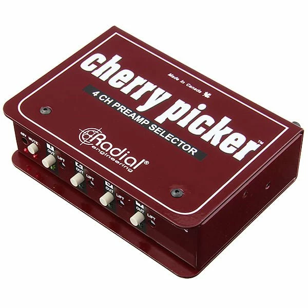 Accessories Radial Cherry Picker 4 Channel Preamp Selector *Free Shipping In The USA*