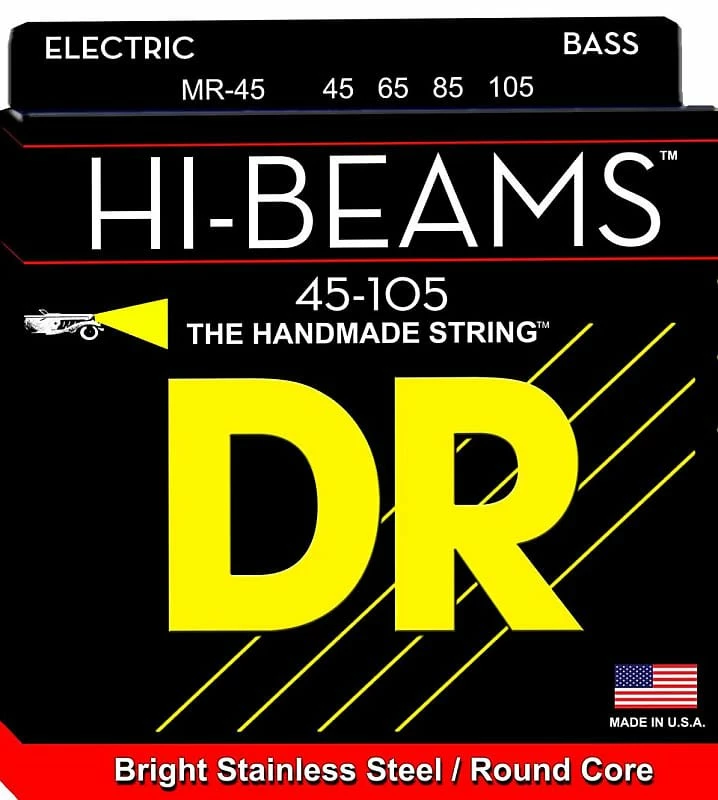 Empire Guitars DR MR-45 Hi-Beam Medium Bass Strings 45-105 *Free Shipping In The USA*