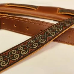 Empire Guitars Souldier "Papyrus" Leather Saddle Guitar Strap *Free Shipping In The USA* Accessories