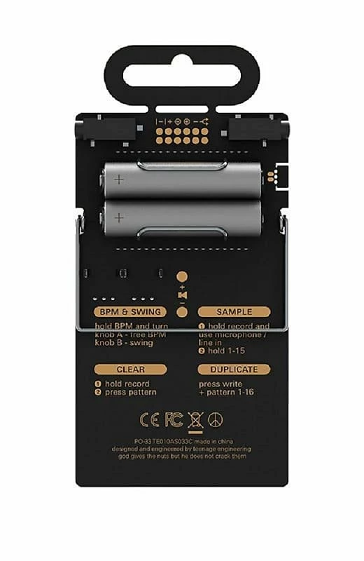 Empire Guitars Teenage Engineering PO-33 KO Mikro Sampler Pocket Operator! In Stock! *Free Shipping In The USA** Keys