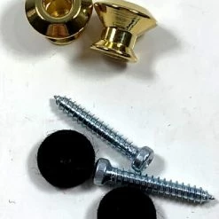 Empire Guitars Dunlop 2PSLS034G StrapLok Strap Buttons Set - Gold Strap Buttons Accessories