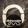 Empire Guitars Divine Noise 25ft Instrument Cable ST-ST (Straight-Straight) White *Free Shipping In The USA*