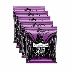 Empire Guitars Accessories Ernie Ball Paradigm Power Slinky Electric Guitar Strings, 5 Packs (11-48) *Free Shipping In USA*