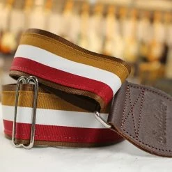 Empire Guitars Accessories Souldier Spice Guitar Strap With Brown Leather Ends *Free Shipping In The USA*