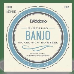 Empire Guitars D'Addario EJ60 5-String Nickel Light Banjo Strings