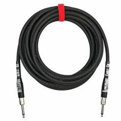Empire Guitars Rattlesnake 20' Black Strait To Strait Black Instrument Cable *Free Shipping In The USA*