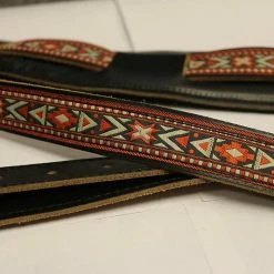 Empire Guitars Souldier Seneca Leather Saddle Strap With Black Leather Pad *Free Shipping In The USA* Accessories