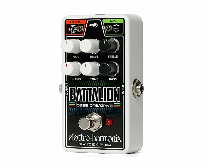 Electro-Harmonix Nano Battalion Bass Preamp And Overdrive 2019 *Free Shipping In The USA*