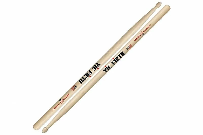 Empire Guitars Accessories Vic Firth 5B American Classics Wood Tip Drum Sticks