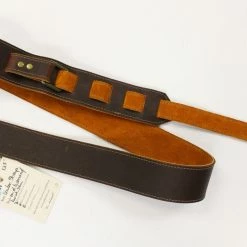 Awlgoods Handcrafted Leather Guitar Strap Medium Brown/Buckskin Accessories