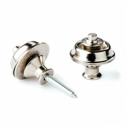Empire Guitars Accessories STRAPLOKยฎ STRAP RETAINERS DUAL DESIGN - NICKEL SLS1031N