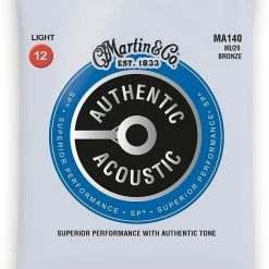 Empire Guitars Martin MA140 SP 80/20 Bronze Authentic Acoustic Guitar Strings - Light (12-54)
