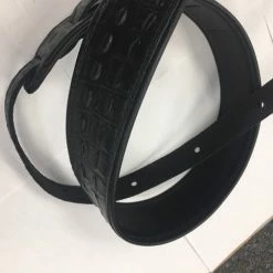 Empire Guitars Accessories LM Products PM-2 Premier Leather Guitar Strap With Crocodile Embossing *Free Shipping In The USA*