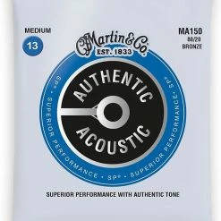 Empire Guitars Martin MA150 Authentic Acoustic SP 80/20 Bronze Guitar Strings 13-56 Medium