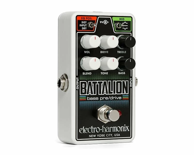 Electro-Harmonix Nano Battalion Bass Preamp And Overdrive 2019 *Free Shipping In The USA*