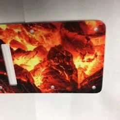 Empire Guitars Greasy Groove Stratocaster Pickguard & Backplate Fire Ember