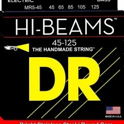 Empire Guitars Accessories DR Hi-Beams 5 String Bass Strings 45-125 MR5-45 *Free Shipping In The USA*