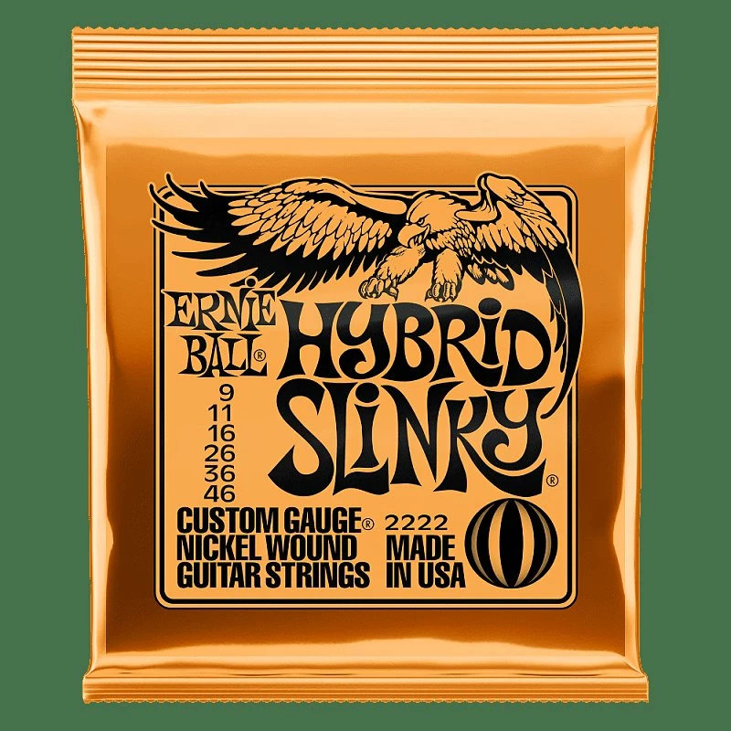 Empire Guitars Ernie Ball 2222 Hybrid Slinky Electric Guitar Strings, .009, - .046