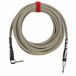Empire Guitars Accessories Rattlesnake 20' Straight To Angle Dirty Tweed Instrument Cable *Free Shipping In The USA*