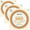 Empire Guitars D'Addario EJ61 5-String Nickel Medium Banjo Strings-3 Packs *Free Shipping In The USA* Accessories