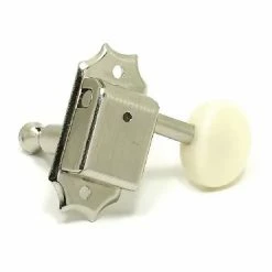 Empire Guitars Kluson Deluxe KD-3-NP 3 Per Side With White Buttons *Free Shipping In The USA* Guitar Parts