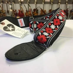 Empire Guitars Souldier Tulip 2" Guitar Strap With Black Leather Ends *Free Shipping In The USA* Accessories