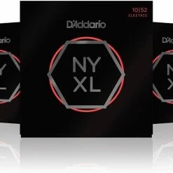 Empire Guitars D'Addario NYXL1052 Electric Guitar Strings, Light Top/Heavy Bottom- 3 Packs *Free Shipping In USA*