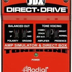 Radial JDX Direct-Drive Analog Amp Simulator & DI Box *Free Shipping In The USA*