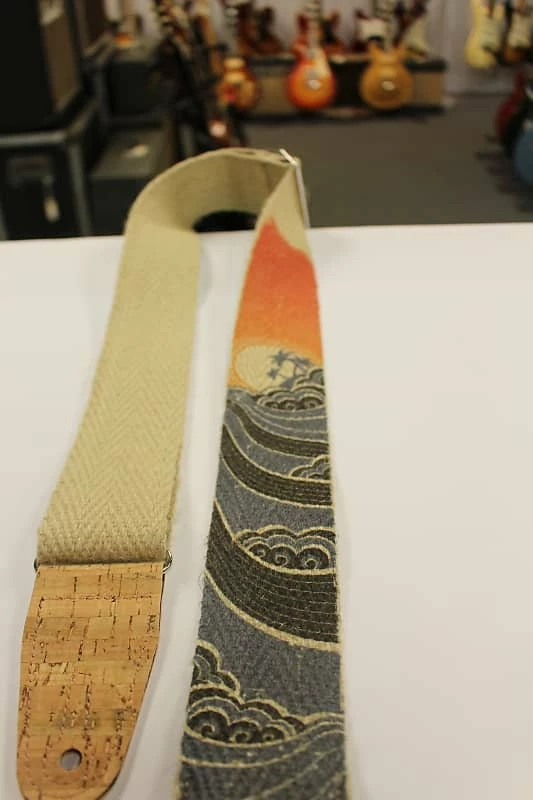 Empire Guitars Levy's Island Hemp Natural Vegan Guitar Strap MH8P-001 *Free Shipping In The USA*