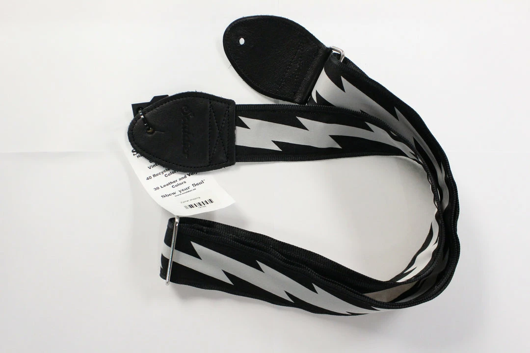 Empire Guitars Souldier Straps Lightning Bolt GS0856BK04BK40 *Free Shipping In The US* Accessories