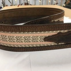 LM Products FLC-BR Framed Leather Guitar Strap *Free Shipping In The USA*