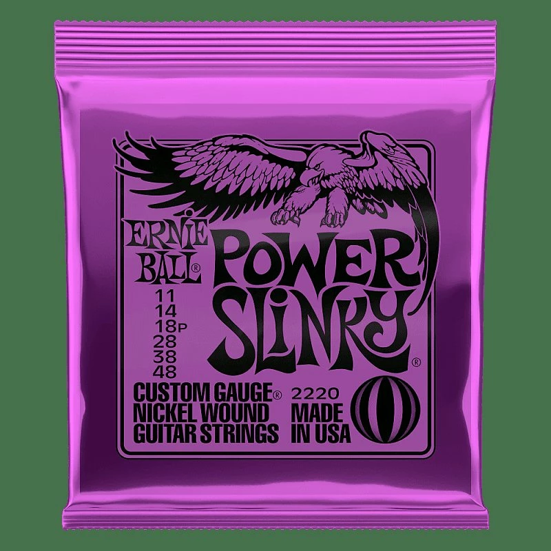 Empire Guitars Ernie Ball 2220 Power Slinky Electric Guitar Strings, .011 - .048 Accessories