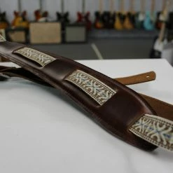Empire Guitars Souldier "Laredo Tundra" Leather Saddle Guitar Strap *Free Shipping In The USA*