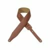 Empire Guitars Levy's DM17-WAL Walnut 2.5" Leather Guitar Strap *Free Shipping In The USA*
