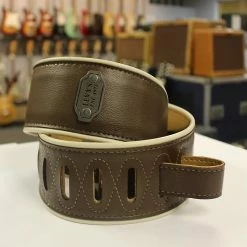 Empire Guitars Levy's Reversible Brown Vinyl Guitar Strap M26VCP-BRN-MUS *Free Shipping In The USA*