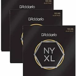 Empire Guitars D'Addario NYXL1046 Nickel Wound Electric Guitar Strings(10-46)-3 Packs *Free Shipping In The USA*