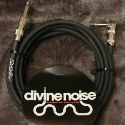 Empire Guitars Accessories Divine Noise 15ft Instrument Cable ST-RA (Straight-Right Angle) Black *Free Shipping In The USA*