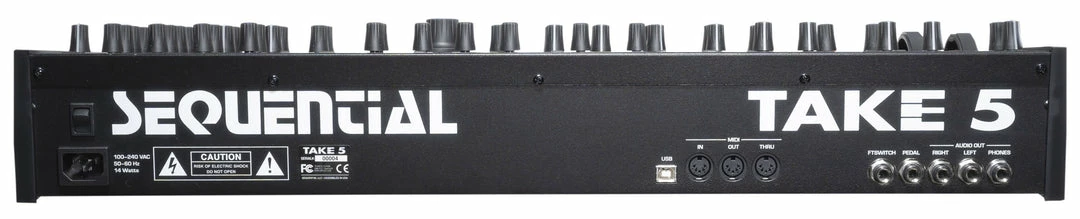 Empire Guitars Keys Sequential Circuits Take 5 Compact Polyphonic Synth *Free Shipping In The US*