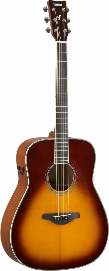 Yamaha FS-TA BS Brown Sunburst TransAcoustic *Free Shipping In The USA*