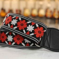 Empire Guitars Souldier Tulip 2" Guitar Strap With Black Leather Ends *Free Shipping In The USA* Accessories