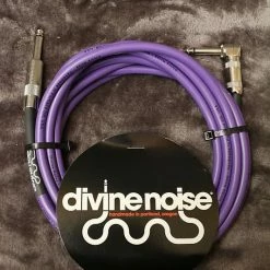 Empire Guitars Accessories Divine Noise 15ft Instrument Cable ST-RA (Straight-Right Angle) Purple *Free Shipping In The USA*