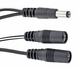 Voodoo Lab PPAV 2.1mm Output Splitter Male-Female/Female Adapter Y-Cable