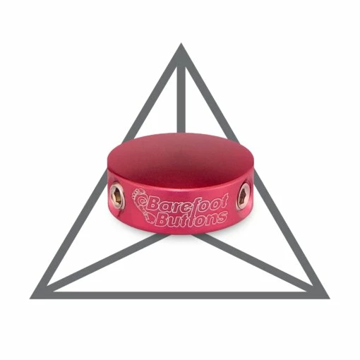 Empire Guitars Effects Barefoot Buttons V1 Mini Red 19-V1-MN-RD