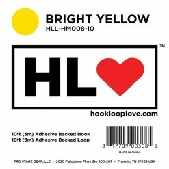 Empire Guitars Accessories Pedaltrain - 10' Hook-and-Loop - Bright Yellow Pedal Board Adhesive