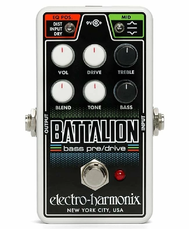 Electro-Harmonix Nano Battalion Bass Preamp And Overdrive 2019 *Free Shipping In The USA*