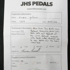 Effects 2014 JHS Pedals
