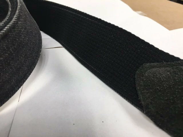 LM Products D-1 Black Denim Guitar Strap *Free Shipping In The USA*